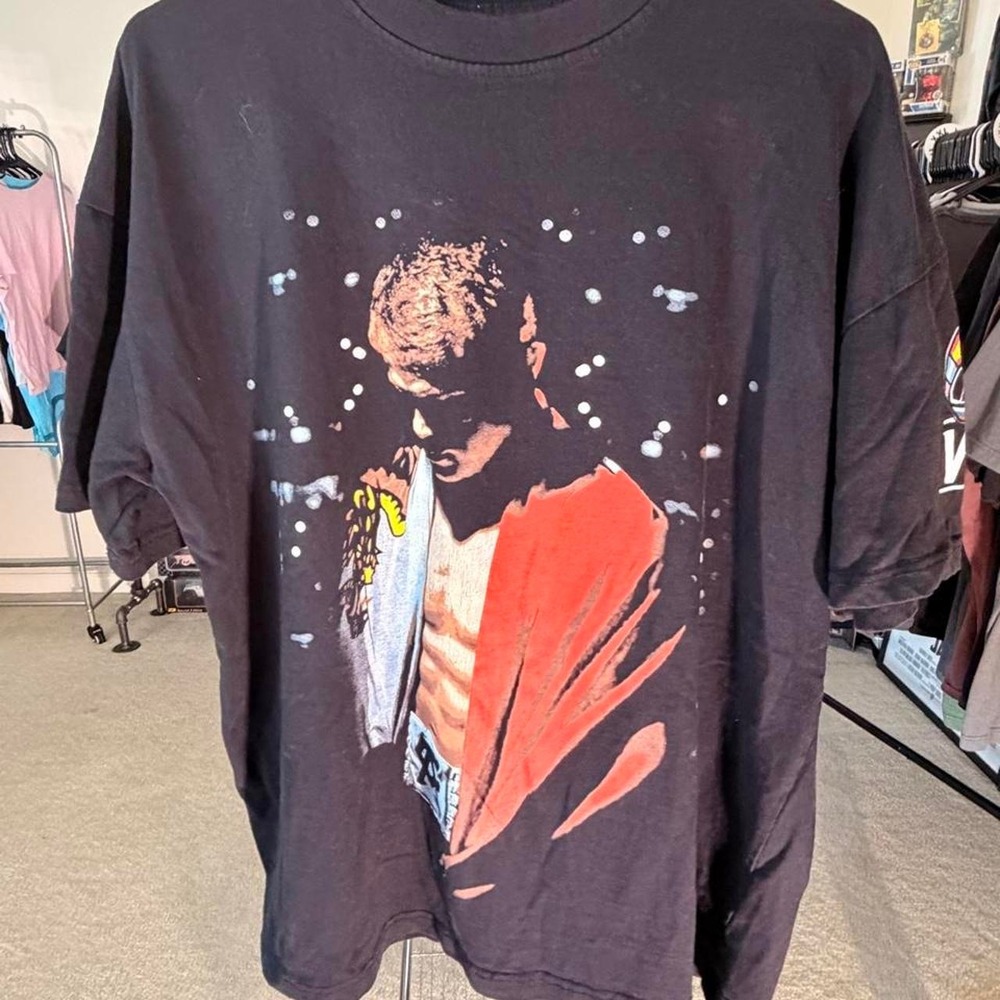 Cisco Pretty Boy black t-shirt with graphic Canelo AOP front and back
